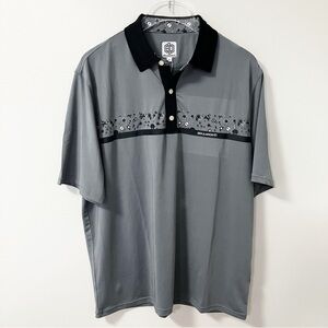 BENJAMIN DAVID | Gray Skull Polo XL
